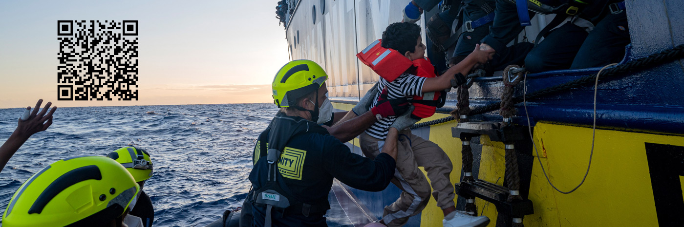 Zivile Seenotrettung im Mittelmeer - Foto Arez Ghaderi