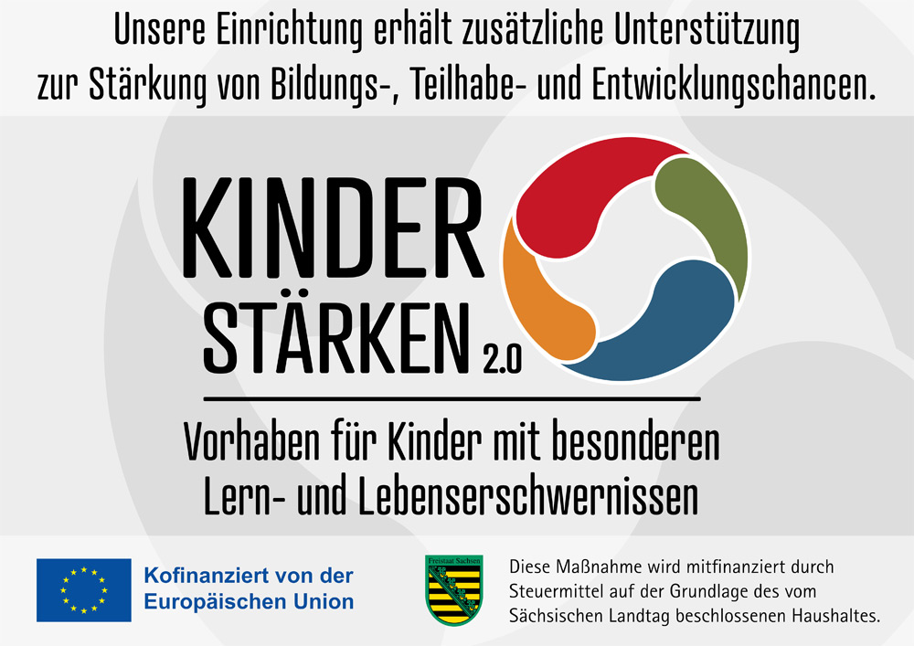 Logo ESF Plus-Programm KINDER STÄRKEN 2.0